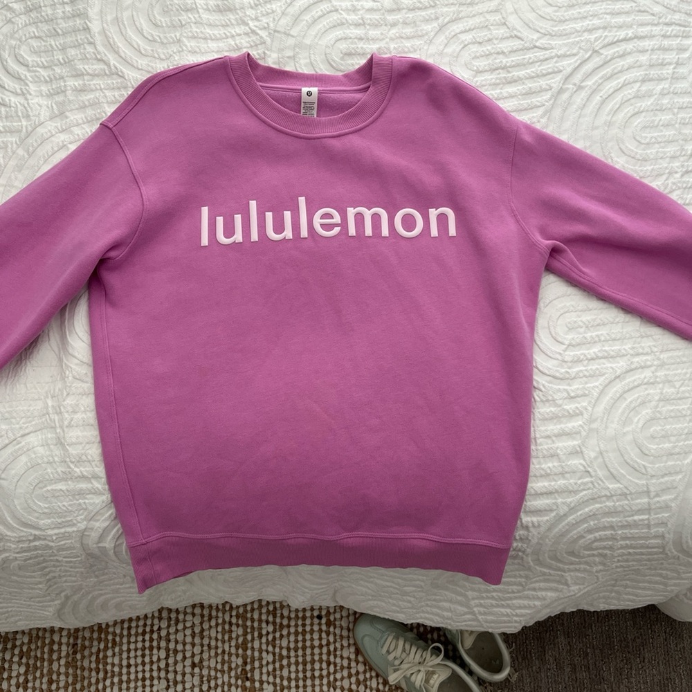Lululemon Dahlia Mauve Crewneck